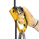 Petzl Munkavédelem ASCENSION Jobbkaros Mászógép Fekete Sárga