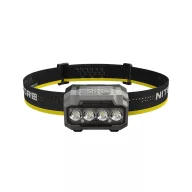   Nitecore Fejlámpa HA23 UHE (3x AAA/akkumulátor) 4x MCT UHE LED (600 lumen) Fekete