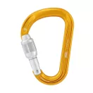 Petzl Munkavédelem ATTACHE Karabiner Screw Lock Sárga