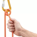 Petzl Munkavédelem ATTACHE Karabiner Screw Lock Szürke