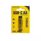 Nitecore Kellék Akkumulátor NH2400 AA 1,5V USB-C (2400 mAh) B1