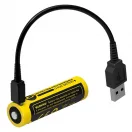 Nitecore Kellék Akkumulátor 14500 NL1475R USB-s 750mAh 3,6V B1