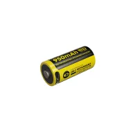   Nitecore Kellék Akkumulátor 16340 RCR123 NL169R USB-C tölthető 950mAh 3,6V B1