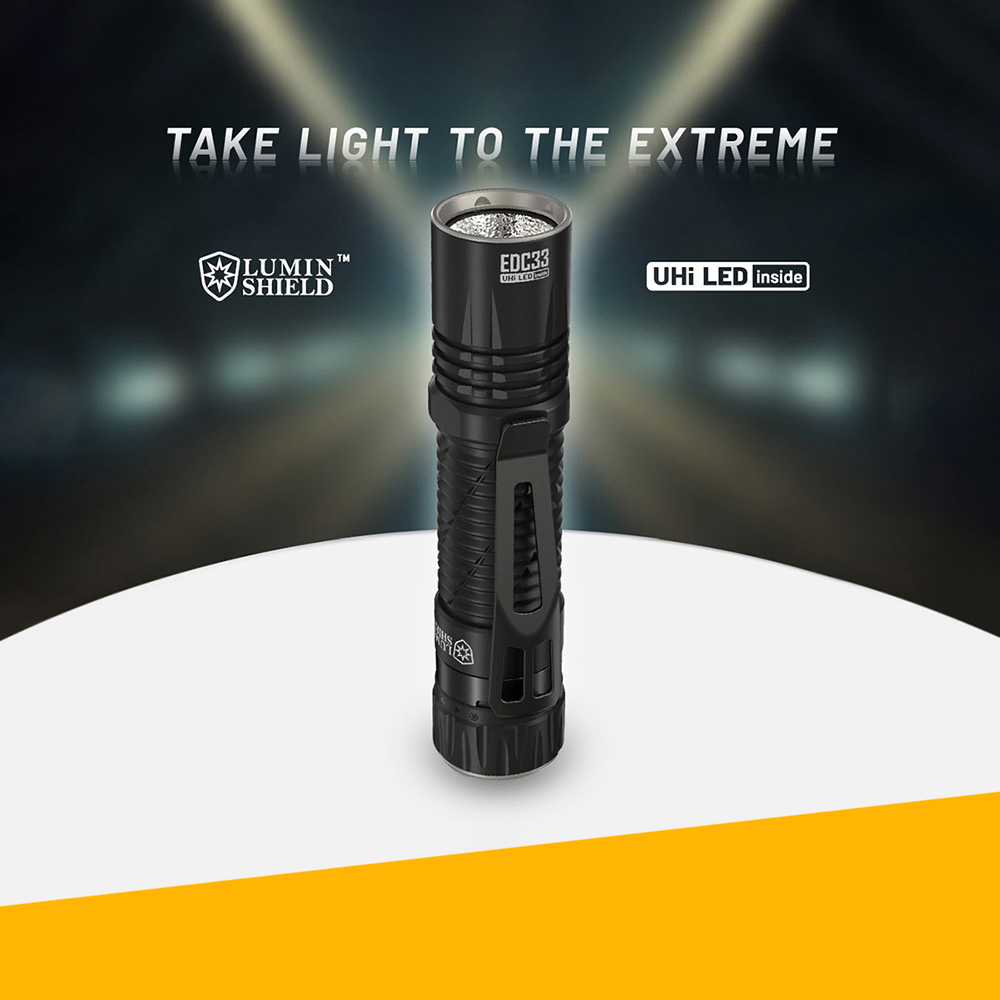 Nitecore EDC33 elemlámpa teszt